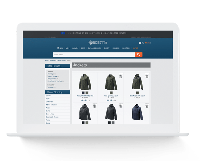 Beretta web development