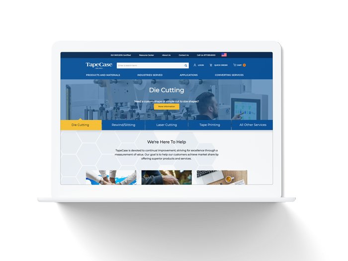 TapeCase web design